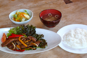 但馬牛野菜炒め