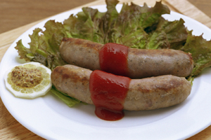 粗挽きソーセージ